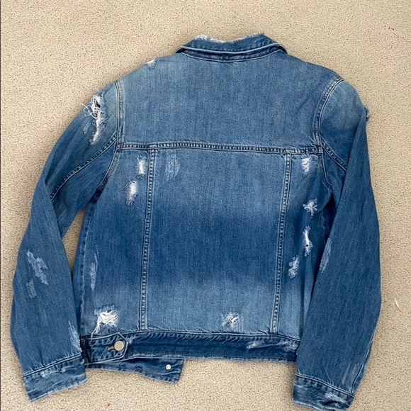 Distressed denim jacket - Picture 3 of 3